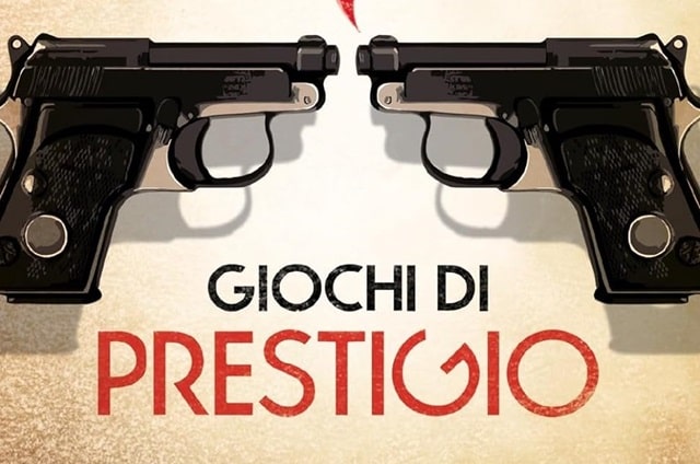 Sulla copertina di Giochi di prestigio di Agatha Christie ci sono due pistole che puntano l'una contro l'altra