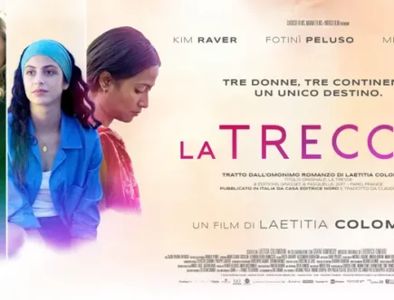 Locandina del film La treccia di Laetitia Colombani su cui appaiono le tre attrici che interpretano le protagoniste